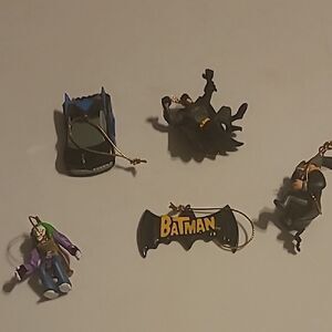 Batman Themed Mini Ornament Set